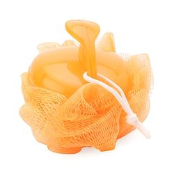 Babyhug Baby Bath Loofah with handle - Pink