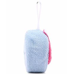 Babyhug Bath Sponge Rabbit Face - Blue & Pink