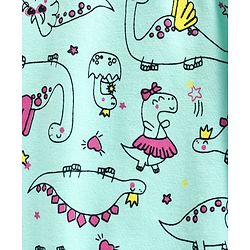 Babyhug Full Length Lounge Pants Dino Print - Green