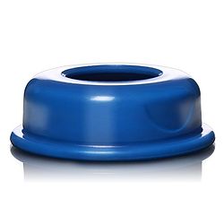 Babyhug Standard Neck Glass Feeding Bottle Blue - 250 ml