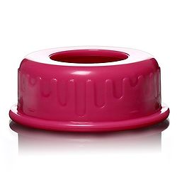 Babyhug Standard Neck Glass Feeding BottlePink - 250 ml