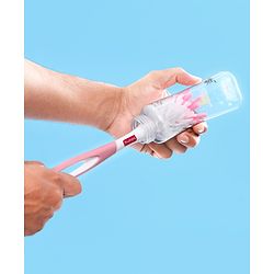 Babyhug Bottle Cleaning Brush - Pink