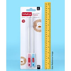Babyhug Nipple & Straw Cleaner - Pink & Blue