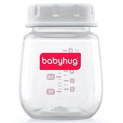 Babyhug Manual Breast Pump with Adjustable Suction & Massage Mode - Yellow