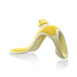 Babyhug Manual Breast Pump with Adjustable Suction & Massage Mode - Yellow