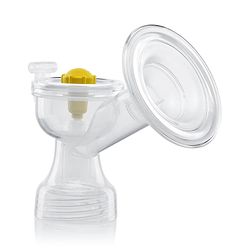 Babyhug Manual Breast Pump with Adjustable Suction & Massage Mode - Yellow