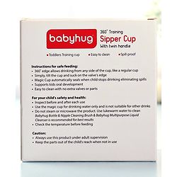 Babyhug 360° Spill Proof Training Sipper Cup Pink - 240 ml