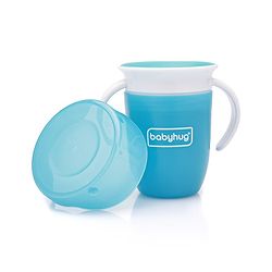 Babyhug 360 Degree Spill Proof Training Sipper Cup Blue - 240 ml