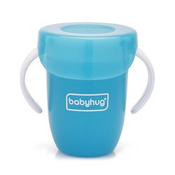 Babyhug 360 Degree Spill Proof Training Sipper Cup Blue - 240 ml