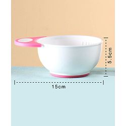 Babyhug Baby Food Grind Bowl - Pink