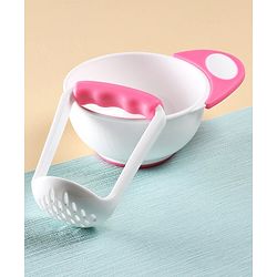 Babyhug Baby Food Grind Bowl - Pink