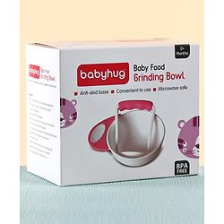 Babyhug Baby Food Grind Bowl - Pink