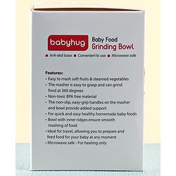 Babyhug Baby Food Grind Bowl - Pink