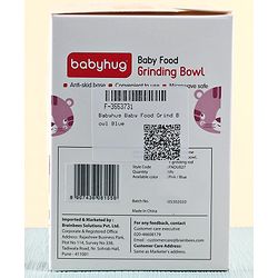 Babyhug Baby Food Grind Bowl - Pink