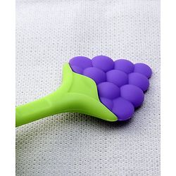 Babyhug Grapes Shape Silicone Teether - Purple