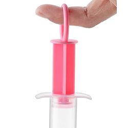 Babyhug Silicone Medicine Feeder with pacifier Cap - Pink