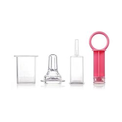 Babyhug Silicone Medicine Feeder with pacifier Cap - Pink