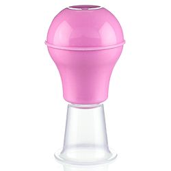 Babyhug Silicone Nipple Puller with Case - Pink| Corrects Flat and Concave Nipples| Hygienic Storage Case| BPA Free