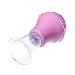 Babyhug Silicone Nipple Puller with Case - Pink| Corrects Flat and Concave Nipples| Hygienic Storage Case| BPA Free
