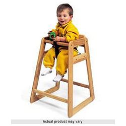 Babyhug Montreal Modern Pine Wood High Chair - Brown| Adjustable Food Tray| Stable Design