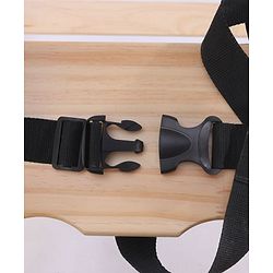 Babyhug Montreal Modern Pine Wood High Chair - Brown| Adjustable Food Tray| Stable Design