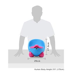 Babyhug Arc Potty Chair - Blue