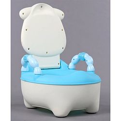 Babyhug Cow Potty Chair - White Blue
