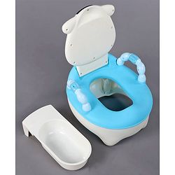 Babyhug Cow Potty Chair - White Blue
