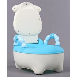 Babyhug Cow Potty Chair - White Blue