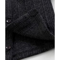 Babyhug Full Sleeves Thermal Vest - Dark Grey