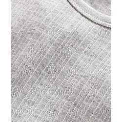 Babyhug Sleeveless Solid Thermal Vest - Grey