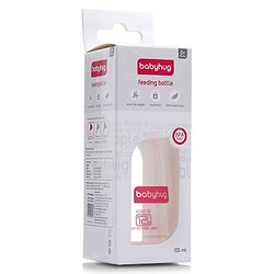 Babyhug Mountain Shape Feeding Bottle White 125 ml - ( Nipple Design May Vary)