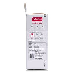 Babyhug Mountain Shape Feeding Bottle White 125 ml - ( Nipple Design May Vary)