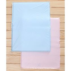 Babyhug Sponge Sheet Large Pack of 2 - Pink Blue