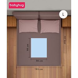Babyhug Sponge Sheet Large Pack of 2 - Pink Blue