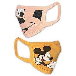 Babyhug 2 to 4 Years Washable & Reusable Knit Face Mask Mickey Mouse - Pack of 2
