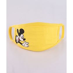 Babyhug 4 to 8 Years Washable & Reusable Knit Face Mask Mickey Mouse - Pack of 2