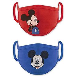Babyhug 4 to 8 Years Washable & Reusable Knit Face Mask Mickey Mouse - Pack of 2