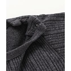 Babyhug Full Sleeves Thermal Vest - Dark Grey