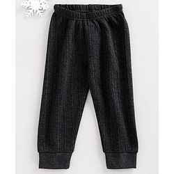 Babyhug Full Length Thermal Bottoms - Dark Grey