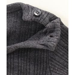 Babyhug Full Sleeves Thermal Vest - Dark Grey