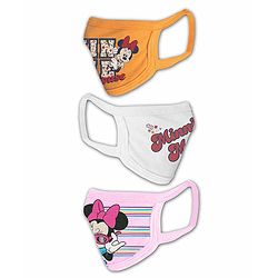 Babyhug 4 to 6 Years Washable & Reusable Knit Face Mask Minnie Mouse - Pack of 3