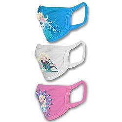 Babyhug 2 to 4 Years Months Washable & Reusable Knit Face Mask Elsa - Pack of 3