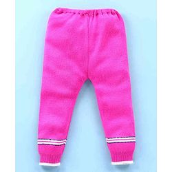 Babyhug Winter Wear Full Length Bottoms - Pink