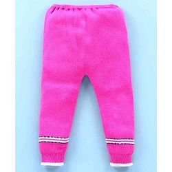 Babyhug Winter Wear Full Length Bottoms - Pink