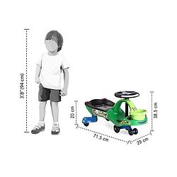 Babyhug Ben10 Gyro Swing Car