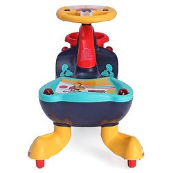 Babyhug Mickey Gyro Swing Car - Red Blue