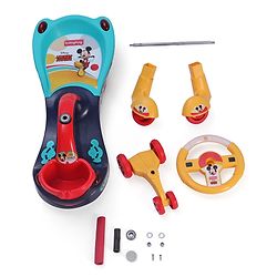 Babyhug Mickey Gyro Swing Car - Red Blue