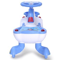 Babyhug Doremon Gyro Swing Car - Red Blue