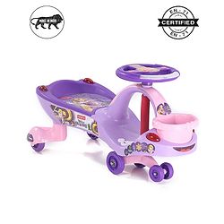 Babyhug Princess Gyro Swing Car - Purple